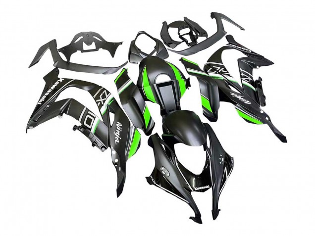 Migliori Carena Moto Kawasaki ZX10R 2016-2020 - Nero Opaco Verde Bianco Ninja
