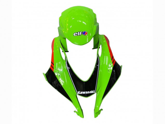 Migliori Carena Moto Kawasaki ZX10R 2016-2020 - Verde Rosso Grigio