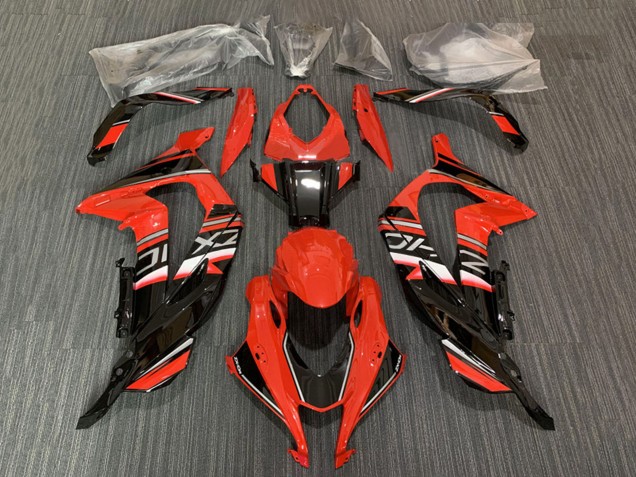 Migliori Carena Moto Kawasaki ZX10R 2016-2020 - Rosso Nero Lucido