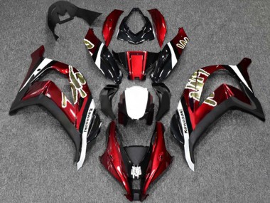Migliori Carena Moto Kawasaki ZX10R 2016-2020 - Rosso Nero Lucido Bianco