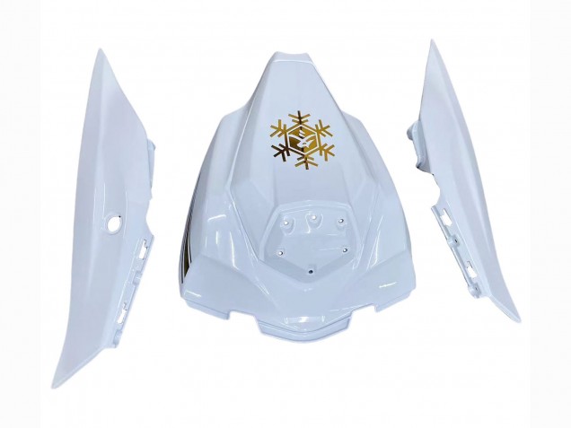 Migliori Carena Moto Kawasaki ZX10R 2016-2020 - Bianco Oro Nero