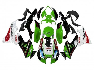 Migliori Carena Moto Kawasaki ZX10R 2021-2025 - Verde Nero Bianco Rosso Blu Showr Elf Mostro
