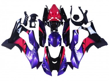 Migliori Carena Moto Kawasaki ZX10R 2021-2025 - Rosso Nero Viola Bianco