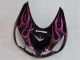 Migliori Carena Moto Kawasaki ZX14R ZZR1400 2006-2011 - Nero Lucido Rosso Rosa Fiamma