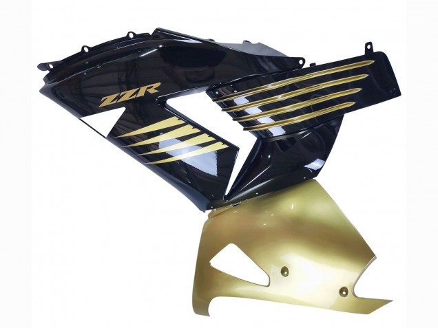 Migliori Carena Moto Kawasaki ZX14R ZZR1400 2006-2011 - Oro Nero