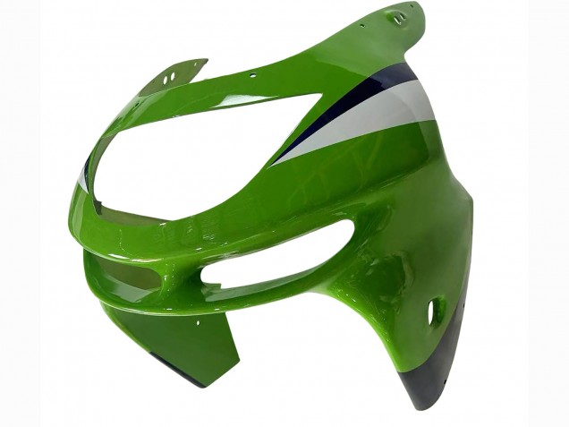 Migliori Carena Moto Kawasaki ZX6R 1998-1999 - Verde Bianco Blu Argento Nero Lucido