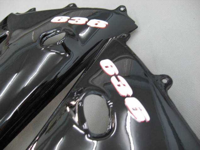 Migliori Carene Moto Kawasaki ZX6R 2003-2004 - Nero Lucido