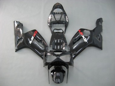 Migliori Carena Moto Kawasaki ZX6R 2003-2004 - Nero Lucido