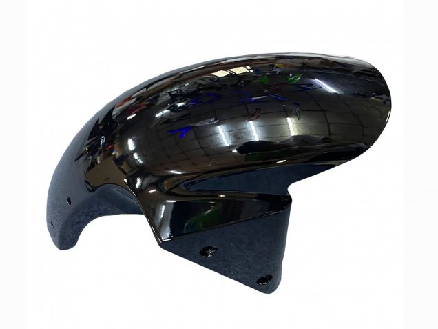 Migliori Carena Moto Kawasaki ZX6R 2003-2004 - Nero Lucido Verde Fiamma