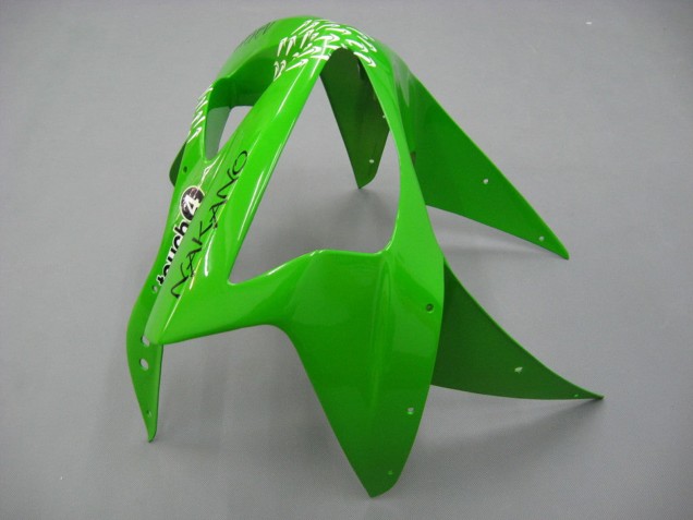 Migliori Carena Moto Kawasaki ZX6R 2003-2004 - Verde Bianco Nero Elf Bridgestone