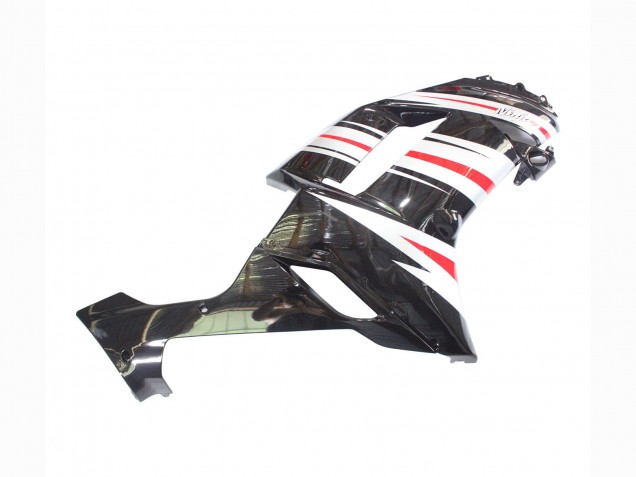 Migliori Carena Moto Kawasaki ZX6R 2007-2008 - Nero Argento Rosso Ninja
