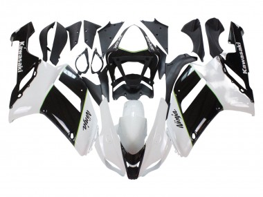 Migliori Carena Moto Kawasaki ZX6R 2007-2008 - Nero Bianco Ninja