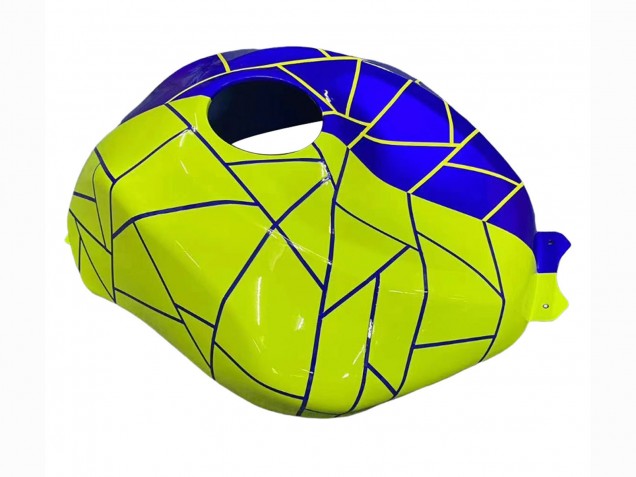 Migliori Carena Moto Kawasaki ZX6R 2019-2022 - Blu Giallo
