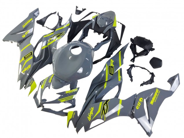 Migliori Carena Moto Kawasaki ZX6R 2019-2022 - Nardo Grigio Giallo