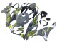 Migliori Carena Moto Kawasaki ZX6R 2019-2022 - Nardo Grigio Giallo