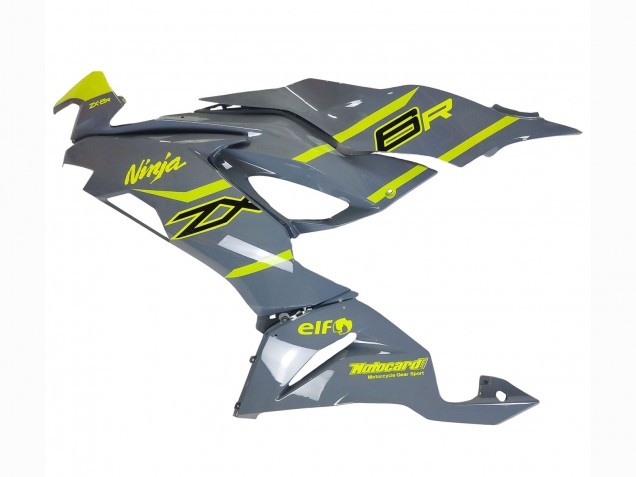 Migliori Carena Moto Kawasaki ZX6R 2019-2022 - Nardo Grigio Giallo