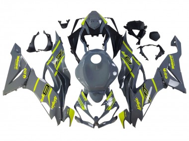 Migliori Carena Moto Kawasaki ZX6R 2019-2022 - Nardo Grigio Giallo