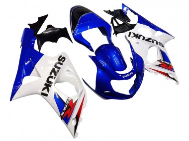 Migliori Carena Moto Suzuki GSXR1000 2000-2002 - Bianco Blu Rosso