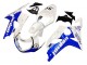 Migliori Carena Moto Suzuki GSXR1000 2000-2002 - Bianco Blu Jordan 59