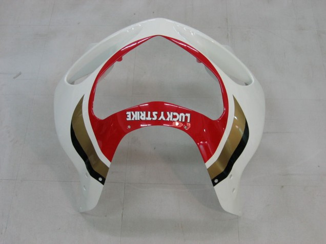 Migliori Carena Moto Suzuki GSXR1000 2000-2002 - Bianco Rosso Lucky Strike
