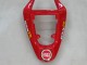Migliori Carena Moto Suzuki GSXR1000 2000-2002 - Bianco Rosso Lucky Strike