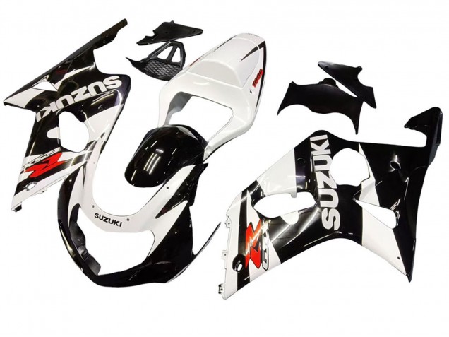 Migliori Carena Moto Suzuki GSXR1000 2000-2002 - Bianco Nero Lucido Rosso