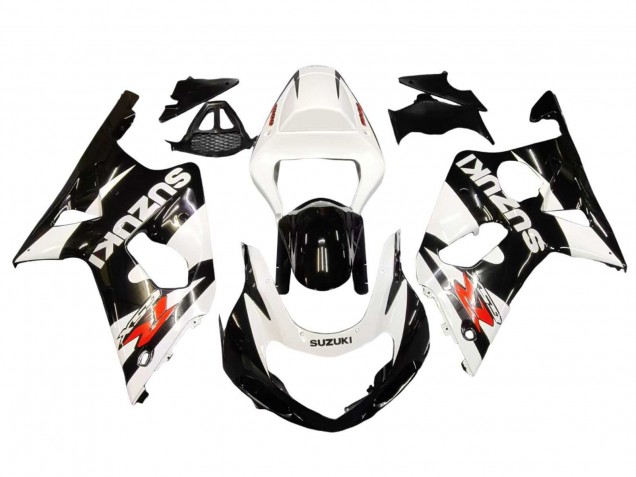 Migliori Carena Moto Suzuki GSXR1000 2000-2002 - Bianco Nero Lucido Rosso