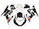 Migliori Carena Moto Suzuki GSXR1000 2000-2002 - Bianco Nero Lucido Rosso