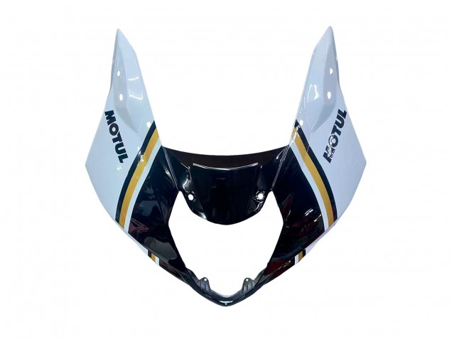 Migliori Carena Moto Suzuki GSXR 1000 2003-2004 - Bianco Nero Oro Motul Lucky Strike