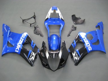 Migliori Carena Moto Suzuki GSXR 1000 2003-2004 - Blu Bianco Nero
