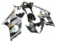 Migliori Carena Moto Suzuki GSXR 1000 2003-2004 - Nero Lucido Argento Grigio Giallo