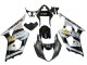 Migliori Carena Moto Suzuki GSXR 1000 2003-2004 - Nero Lucido Argento Grigio Giallo