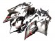 Migliori Carena Moto Suzuki GSXR 1000 2005-2006 - Argento Nero Rosso