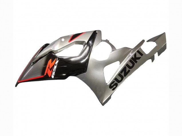 Migliori Carena Moto Suzuki GSXR 1000 2005-2006 - Argento Nero Rosso