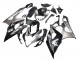 Migliori Carena Moto Suzuki GSXR 1000 2005-2006 - Nero Lucido Grigio