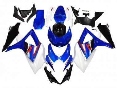 Migliori Carena Moto Suzuki GSXR 1000 2007-2008 - Bianco Blu Nero Rosso