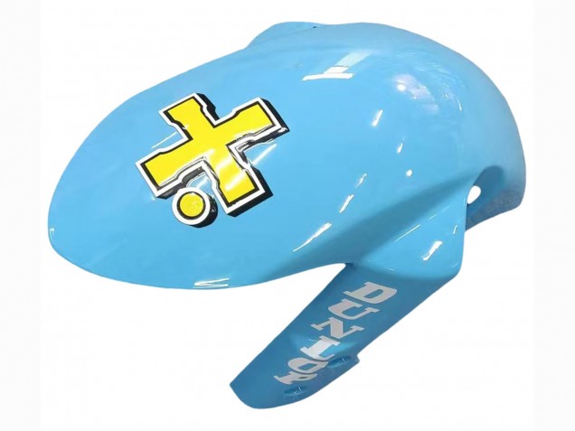 Migliori Carena Moto Suzuki GSXR 1000 2007-2008 - Azzurro Chiaro Giallo Nero Motul Rizla
