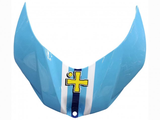 Migliori Carena Moto Suzuki GSXR 1000 2007-2008 - Azzurro Chiaro Giallo Nero Motul Rizla