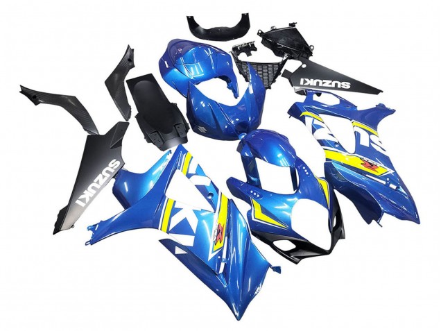 Migliori Carena Moto Suzuki GSXR 1000 2007-2008 - Blu Giallo Nero