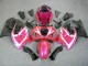 Migliori Carena Moto Suzuki GSXR 1300 Hayabusa 1996-2007 - Rosa Bianco Nero