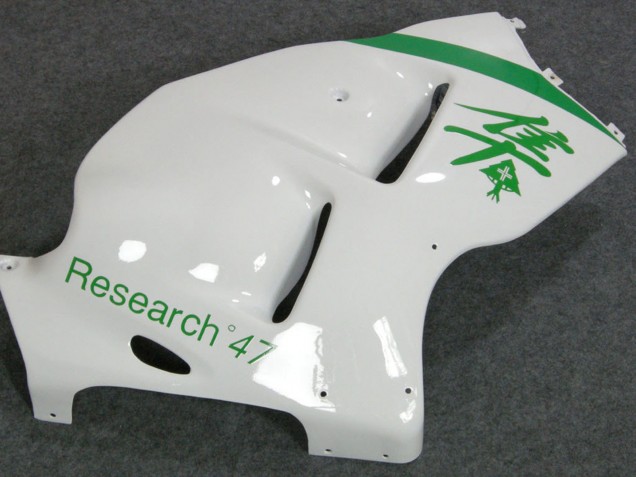 Migliori Carena Moto Suzuki GSXR 1300 Hayabusa 1996-2007 - Bianco Verde