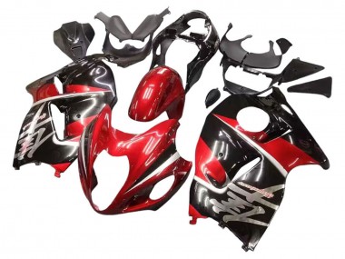 Migliori Carena Moto Suzuki GSXR 1300 Hayabusa 1996-2007 - Rosso Nero Lucido Hayabusa