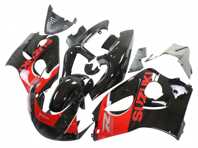 Migliori Carena Moto Suzuki GSXR 600 / GSXR 750 1996-2000 - Nero Rosso
