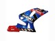 Migliori Carena Moto Suzuki GSXR 600 / GSXR 750 2001-2003 - Blu Rosso Corsa