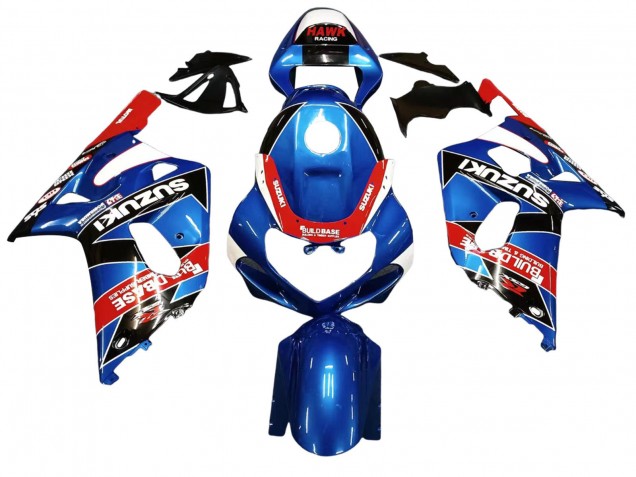 Migliori Carena Moto Suzuki GSXR 600 / GSXR 750 2001-2003 - Blu Rosso Corsa