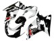 Migliori Carena Moto Suzuki GSXR 600 / GSXR 750 2001-2003 - Bianco Nero Lucido Rosso