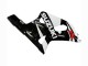 Migliori Carena Moto Suzuki GSXR 600 / GSXR 750 2001-2003 - Bianco Nero Lucido Rosso