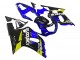 Migliori Carena Moto Suzuki GSXR 600 / GSXR 750 2001-2003 - Blu Giallo Nero Lucido