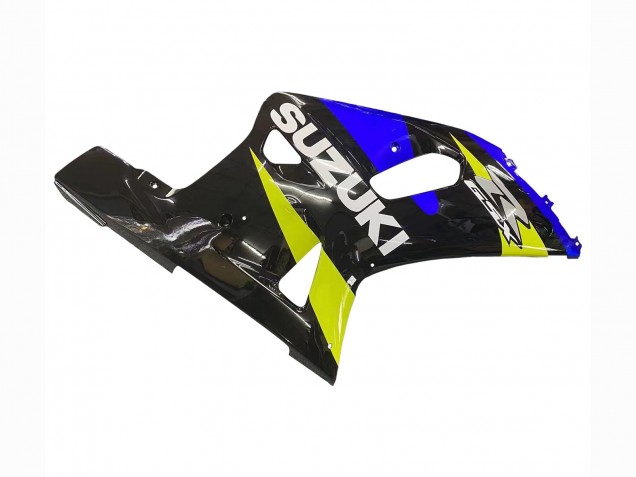 Migliori Carena Moto Suzuki GSXR 600 / GSXR 750 2001-2003 - Blu Giallo Nero Lucido