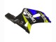 Migliori Carena Moto Suzuki GSXR 600 / GSXR 750 2001-2003 - Blu Giallo Nero Lucido